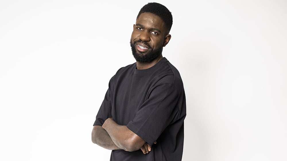 Samuel Umtiti, champion du monde 2018 et consultant RMC