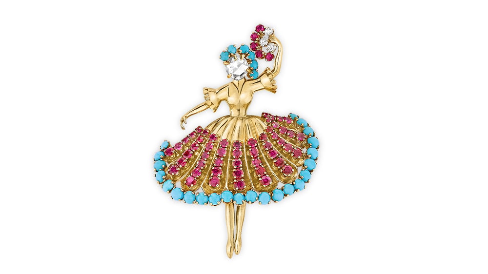 Clip danseuse de Van Cleef & Arpels.