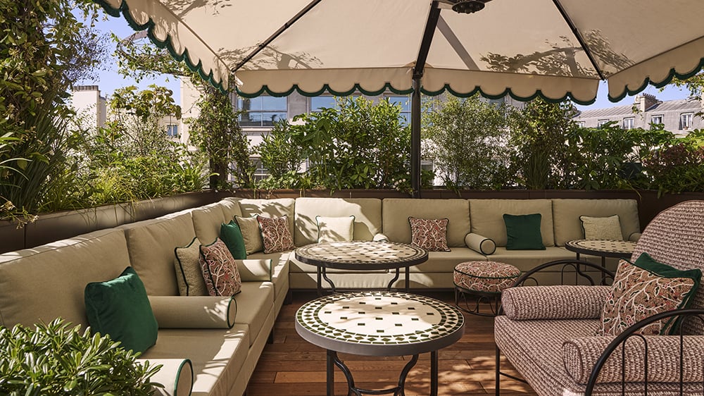 Rooftop du Fouquet’s Paris, 46, avenue Georges-V (Paris 8e).