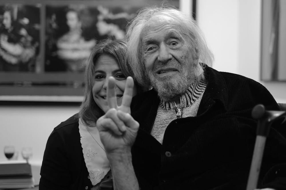William Klein et Adelie de Ipanema.