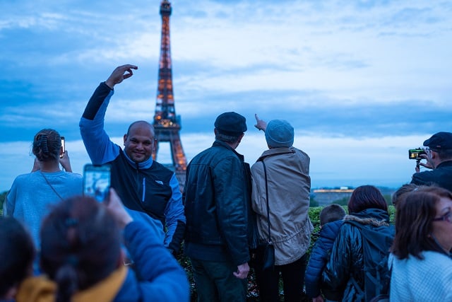 touristes paris