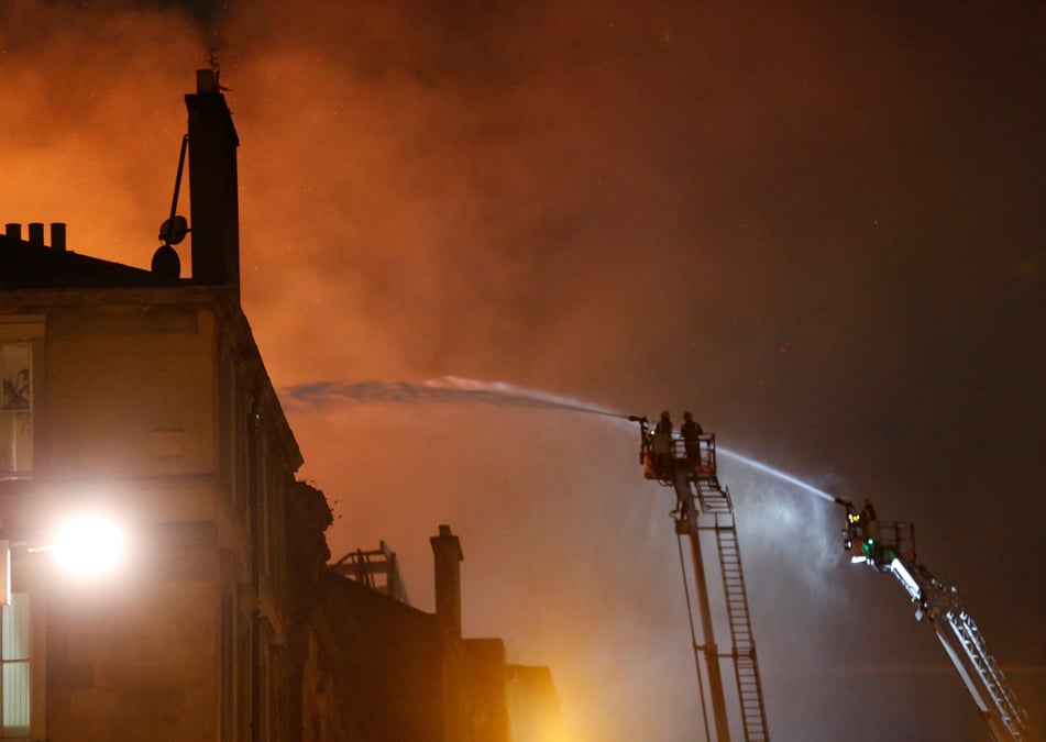 La glasgow school of art ravagee par un incendie