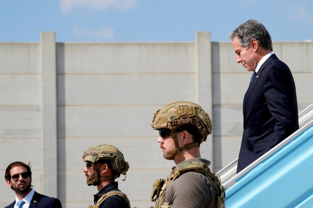 Antony blinken en visite a tel aviv