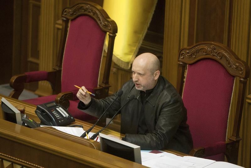 Tourchinov assure l'intérim de la présidence ukrainienne