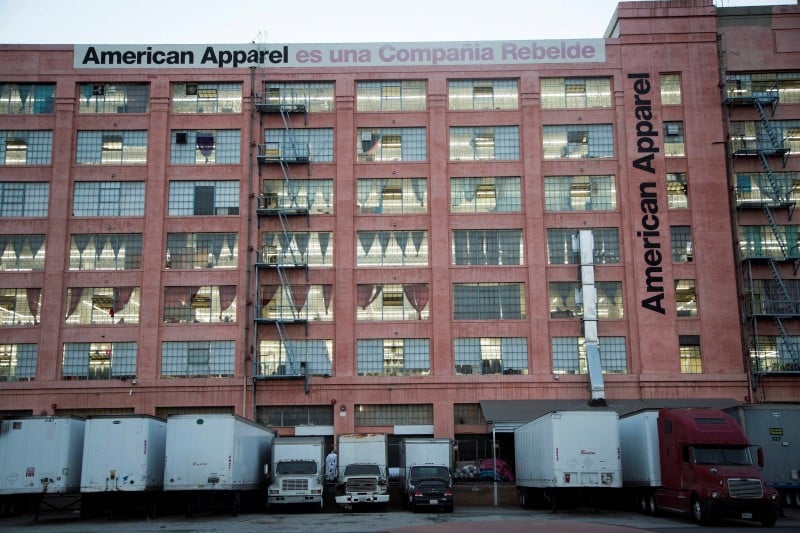 American apparel a suivre a wall street