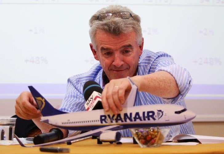 Ryanair interesse par le rachat de la totalite d'air berlin, selon o'leary