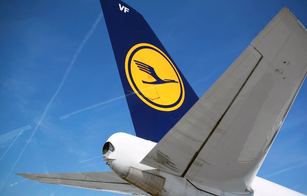 Lufthansa, compagnie aérienne, ciel, avion de ligne,
