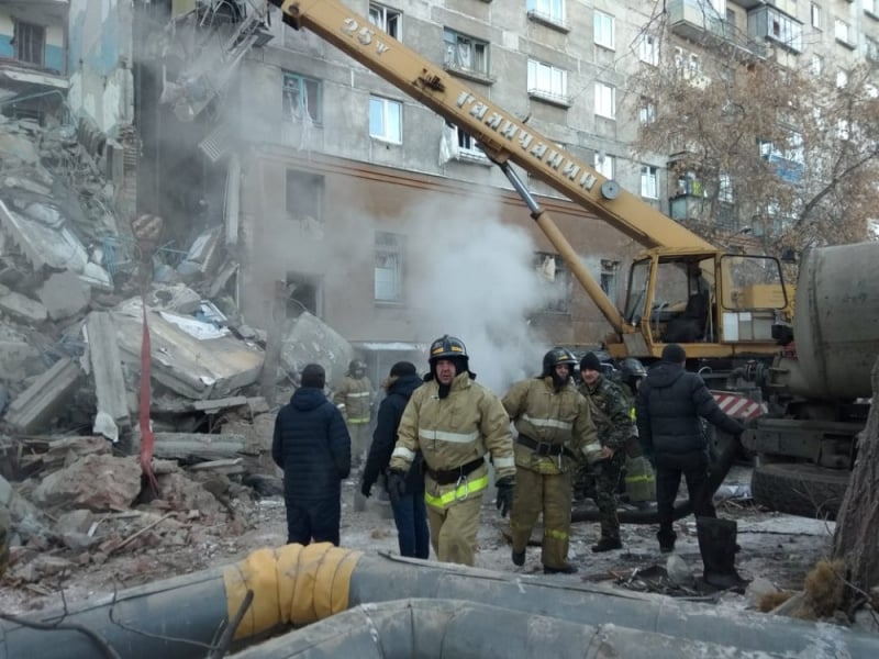 Effondrement d'un immeuble en russie, lourd bilan redoute