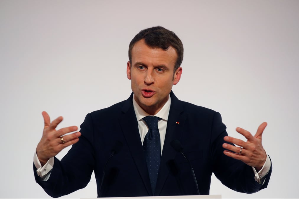 Macron, "enfant de la brutalite de l'histoire", veut chambouler l'europe