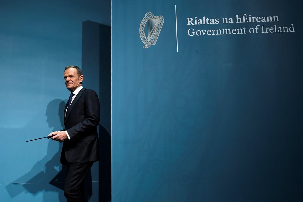 Brexit: tusk attend de londres une proposition "realiste" sur l'irlande