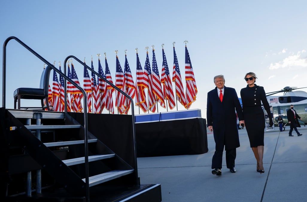 Donald trump a quitte la maison blanche, biden pret a etre investi
