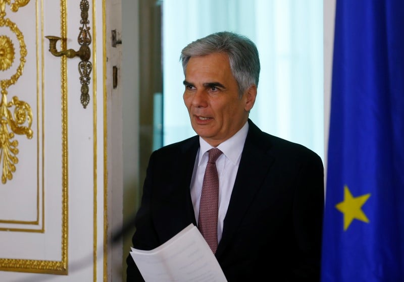 Demission du chancelier autrichien werner faymann