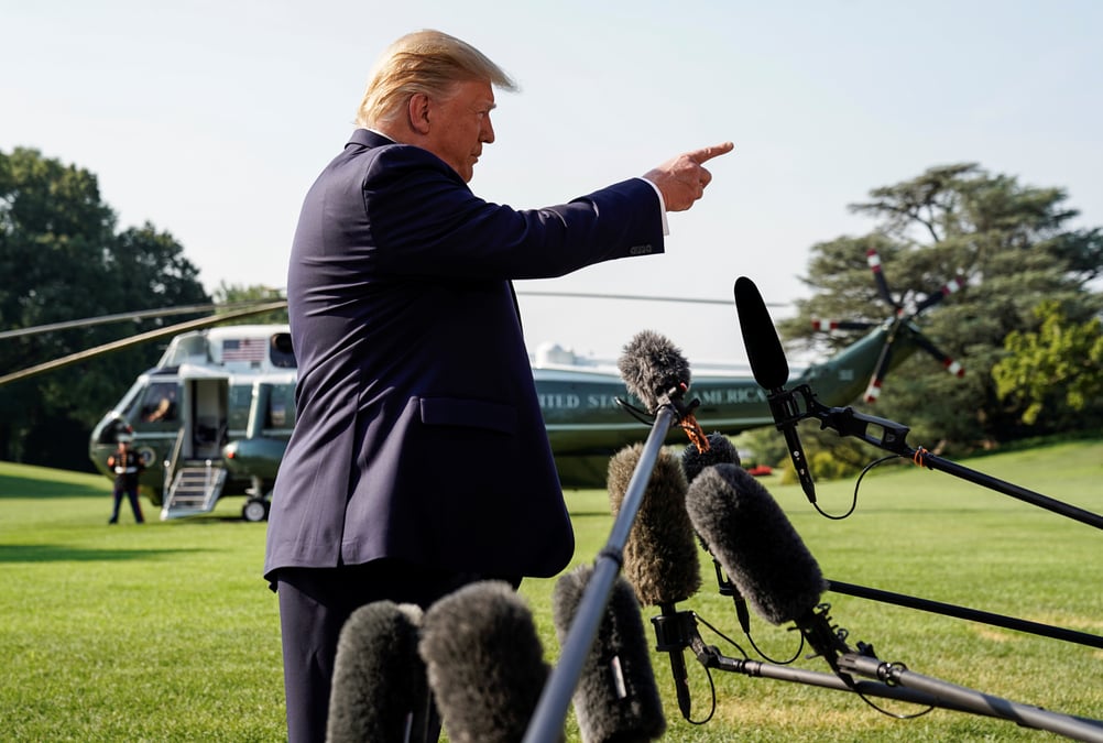 Le probleme n'est pas la chine mais la fed, dit trump