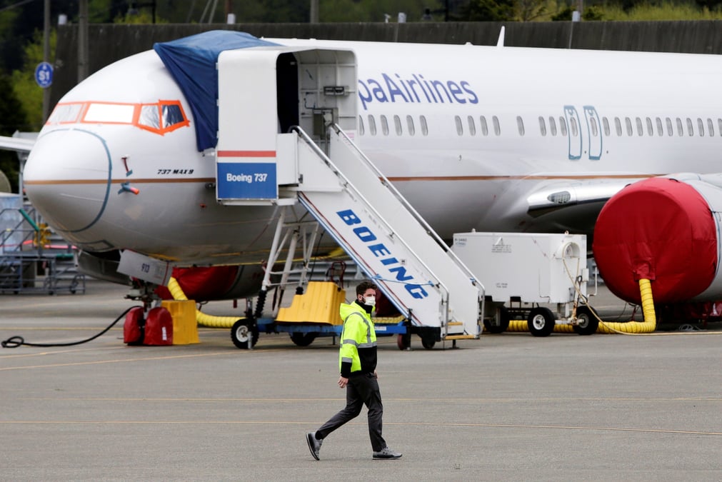 L'usine de boeing a renton, washington, aux etats-unis
