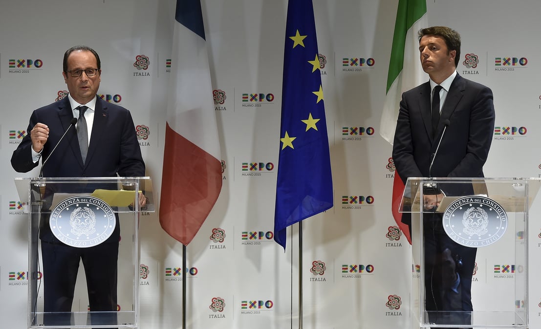 La france et l'italie dementent l'existence de tensions dans le dossier des migrants