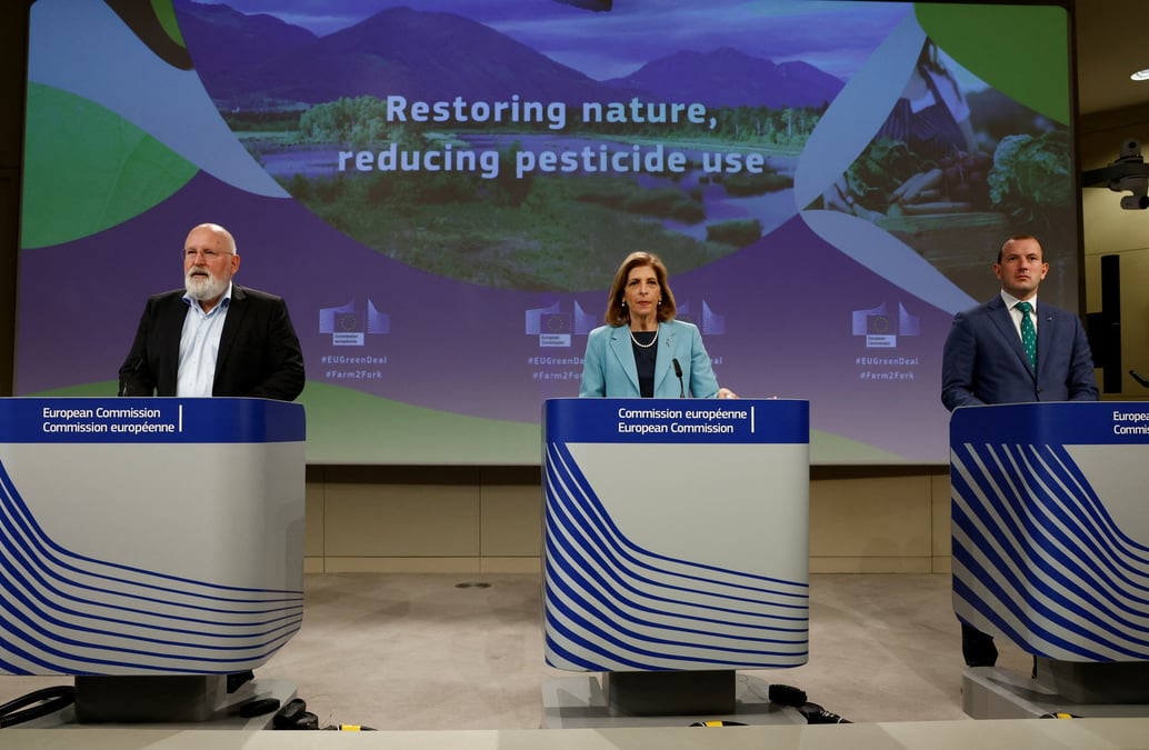 La commission europeenne veut reduire de moitie l'usage des pesticides