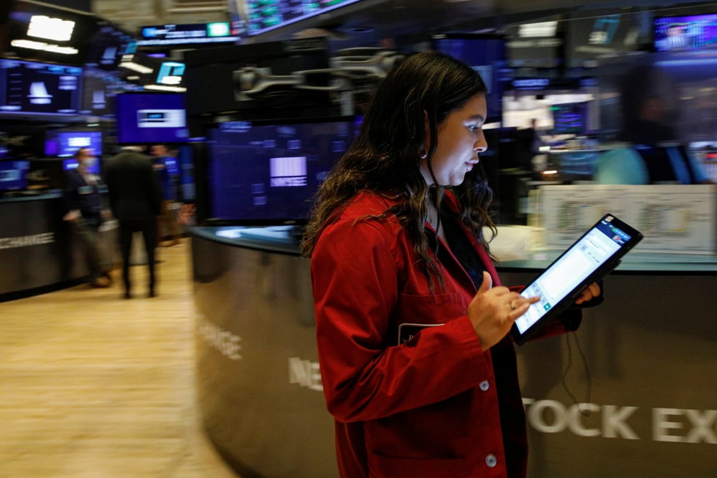 La bourse de new york est en hausse en debut de seance
