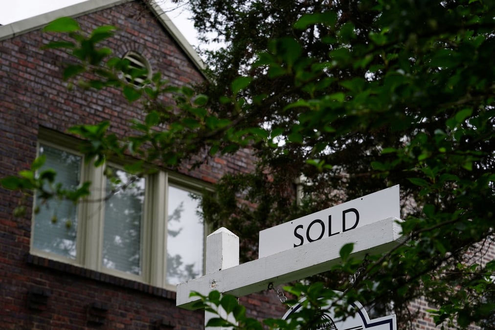 Photo d'archives d'une maison mise en vente a washington