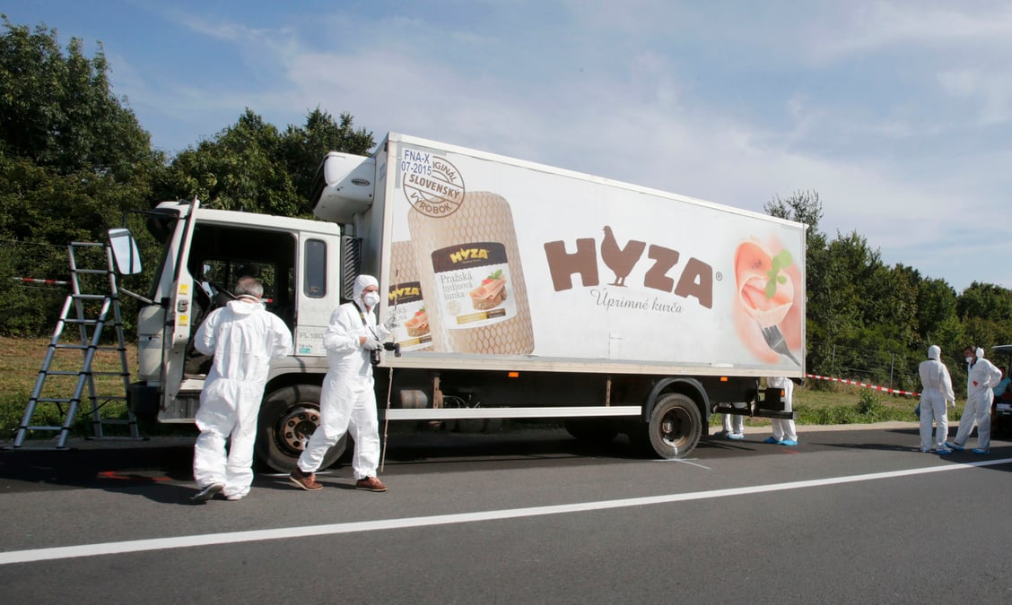 Plus de 70 corps retrouves dans un camion en autriche