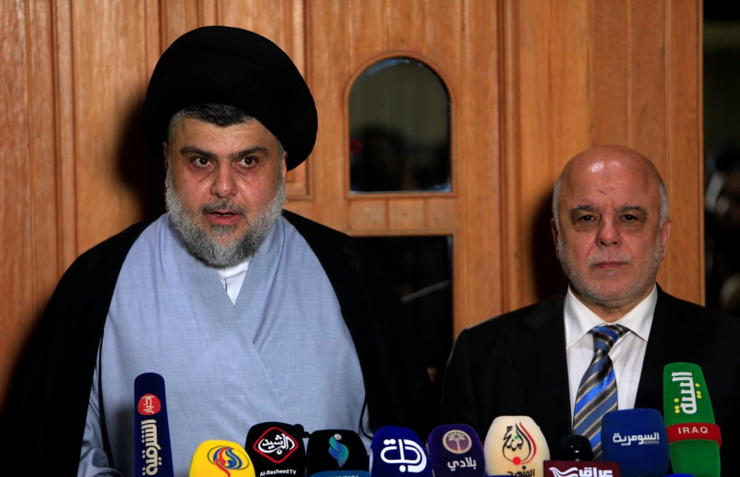Le premier ministre irakien abadi et le religieux sadr s'allient