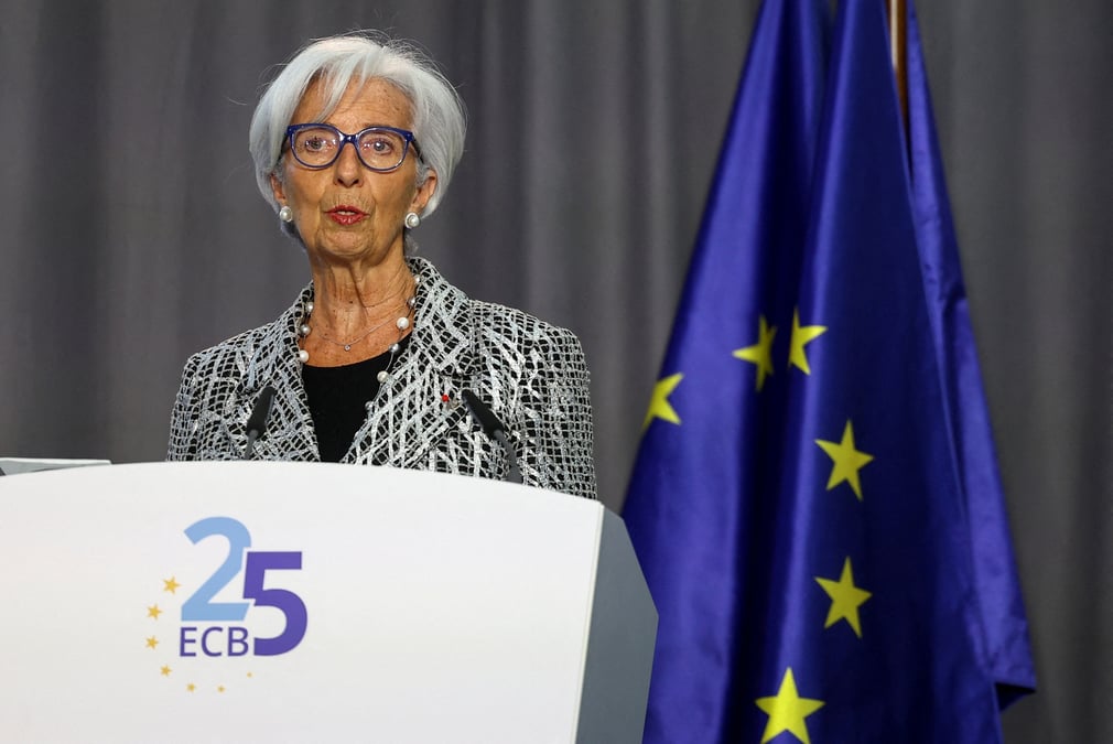 Photo d'archives de la presidence de la bce, christine lagarde