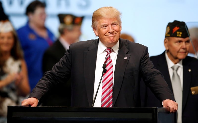 Donald trump au plus haut depuis mai dans un sondage