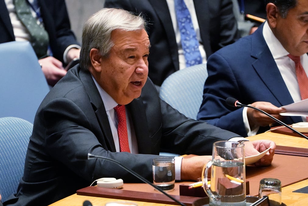 Birmanie: guterres demande la liberation des 2 journalistes de reuters