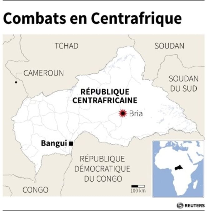 Combats en centrafrique