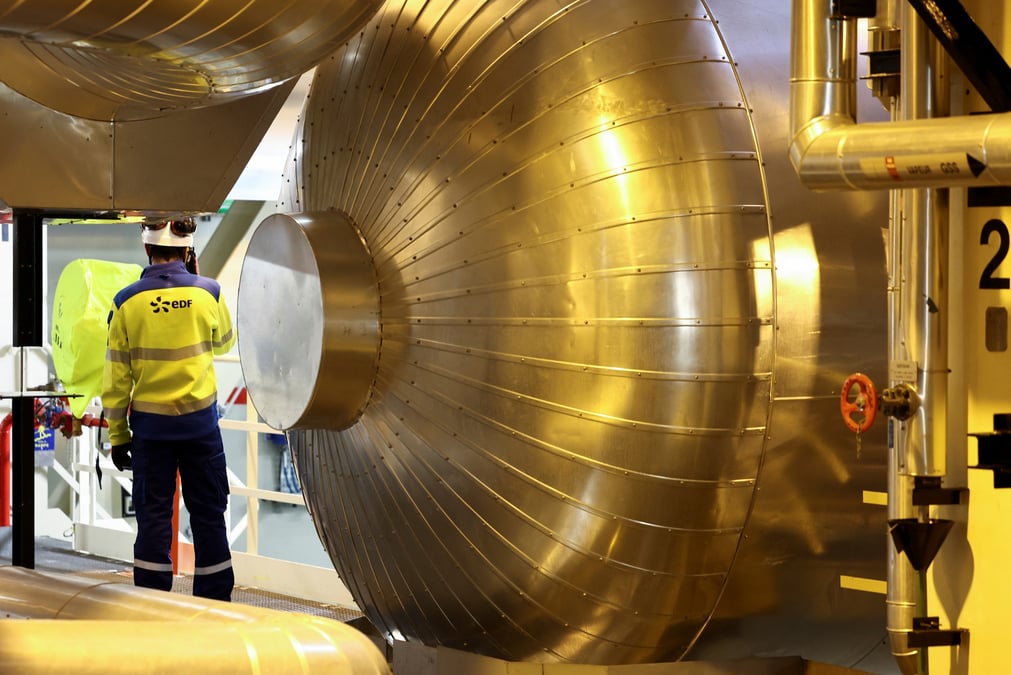 La centrale nucleaire de flamanville 3 (epr) dans le nord-ouest de la france