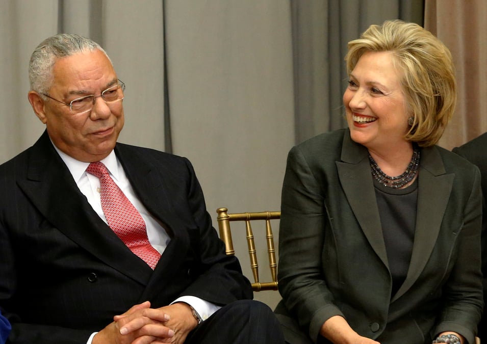 Colin powell annonce qu'il votera pour clinton