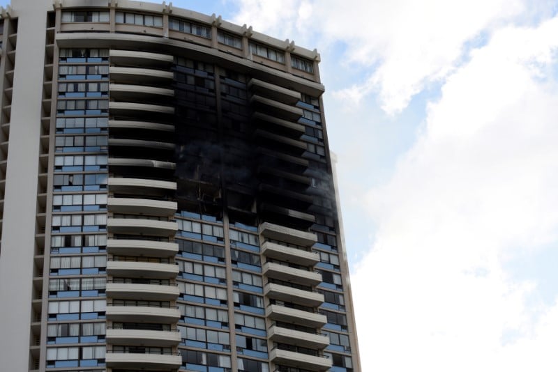 Hawai: incendie dans une tour d'habitation trois morts