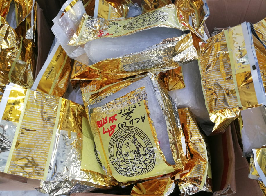 Saisie record de methamphetamine cristallisee en malaisie