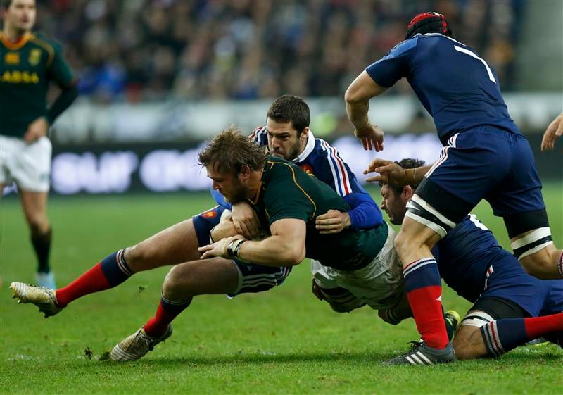 Rugby: les Bleus terminent sur une défaite contre les Springboks