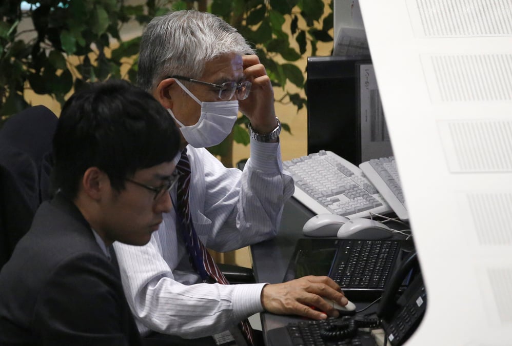 La bourse de tokyo finit en baisse