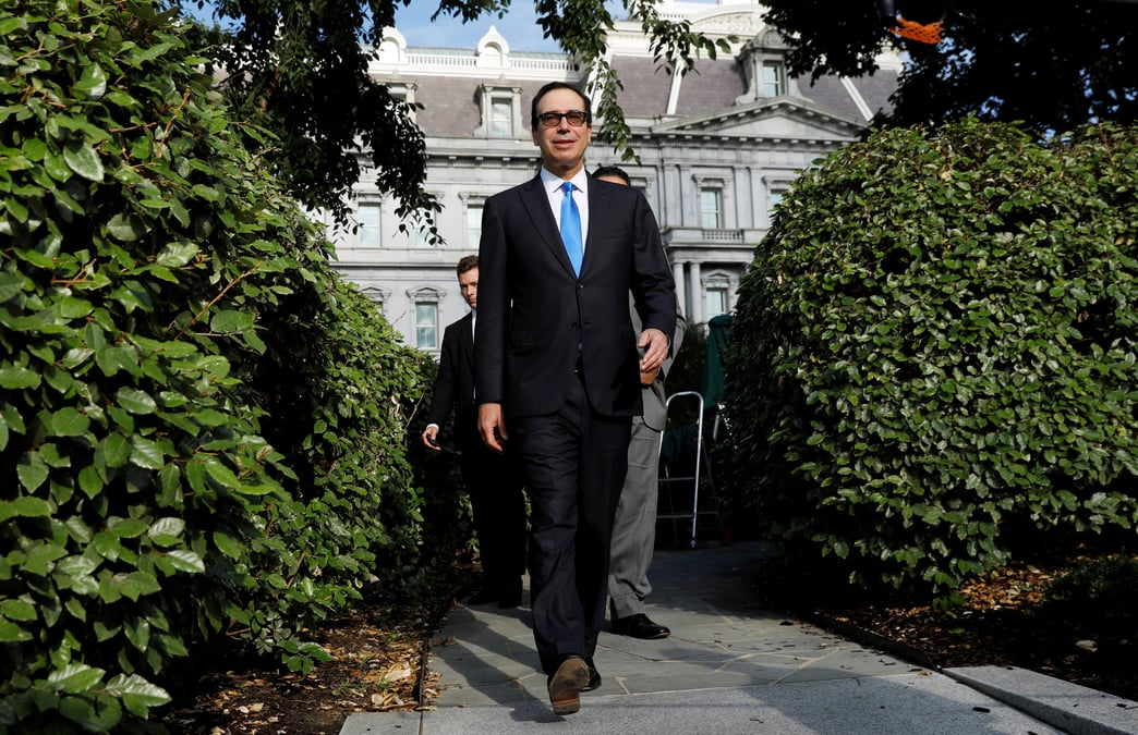 Mnuchin croit a la conclusion rapide d'un accord avec le canada
