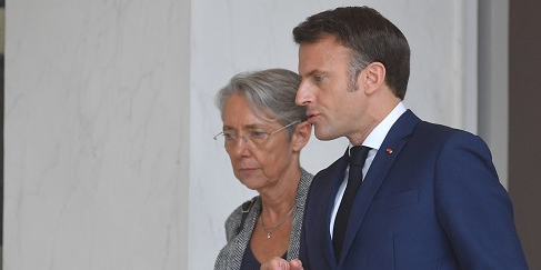 Emmanuel Macron Elisabeth Borne