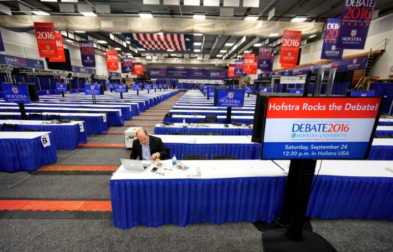Le debat presidentiel americain pourrait battre des records d'audience
