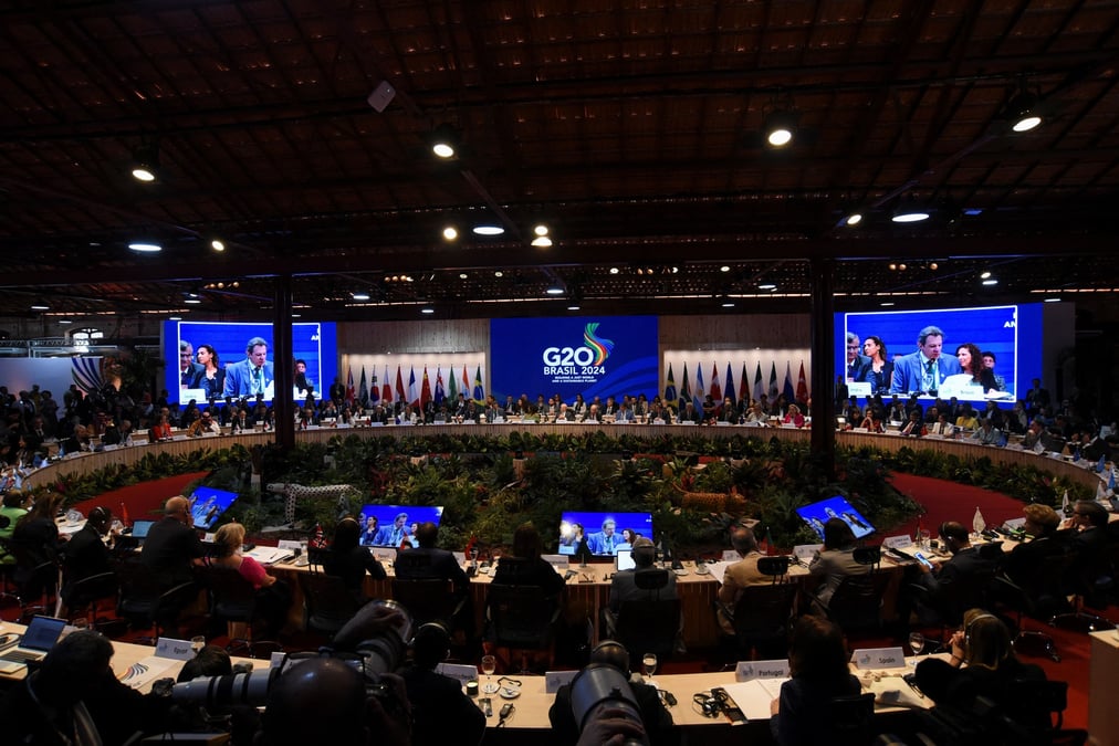 Présente à Rio ce venredi, la directrice générale du Fonds monétaire international (FMI) Kristalina Georgieva a salué la position du G20 en faveur de la « justice fiscale ».