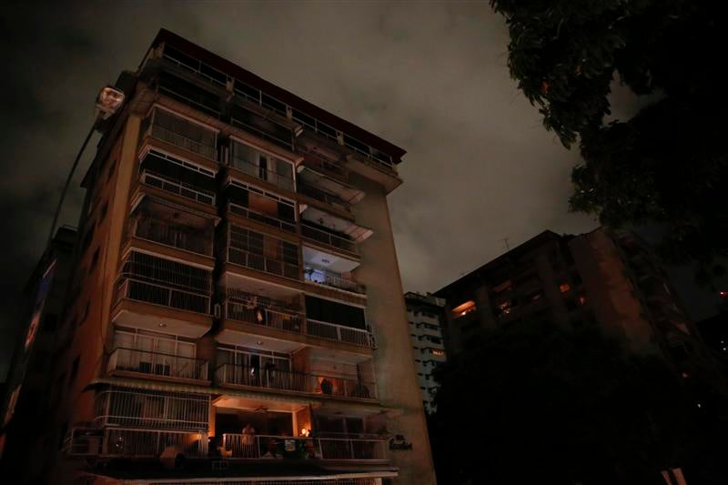 La capitale du Venezuela, Caracas, plongée dans le noir