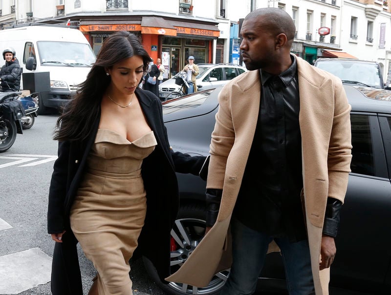Kim Kardashian et Kanye West à Versailles avant leur noce