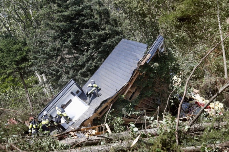 Seisme sur l'ile d'hokkaido, deux morts et 38 disparus