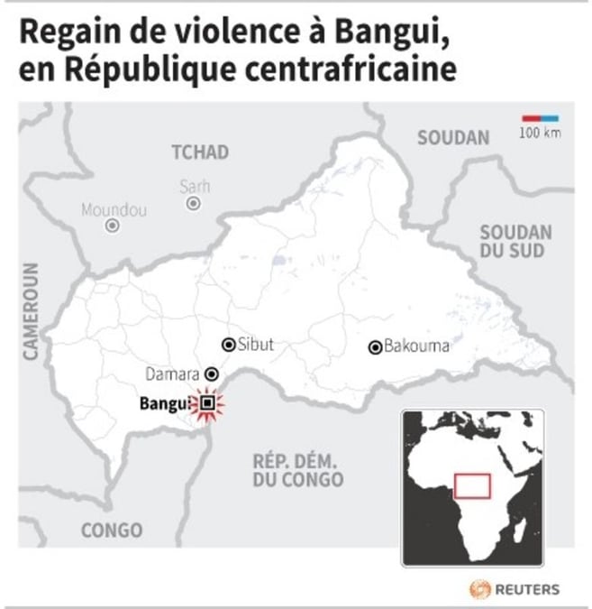Regain de violence a bangui, en republique centrafricaine