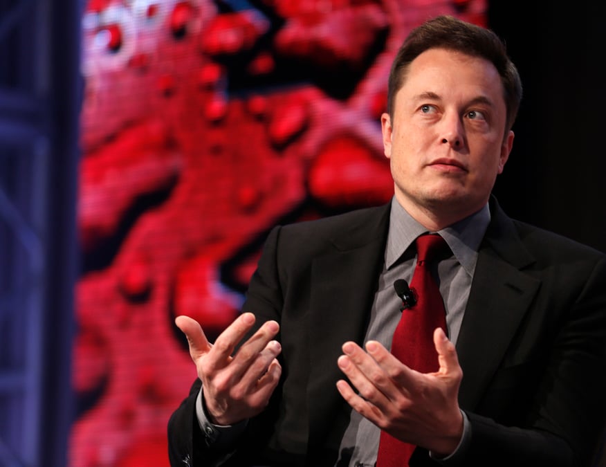 Elon Musk, 2015, Automotive World News Congress, Congrès mondial de l'automobile de Detroit,