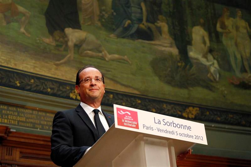 FRANÇOIS HOLLANDE PRÉSENTE LES GRANDES LIGNES DE LA RÉFORME DES COLLECTIVITÉS LOCALES