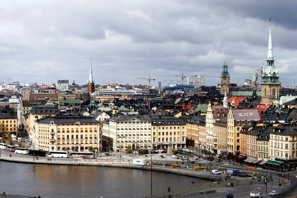 Vue generale de stockholm