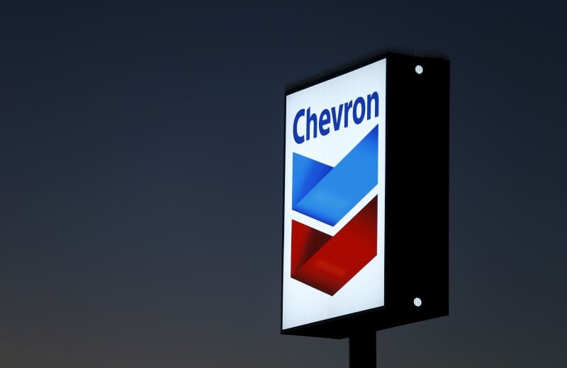 Chevron dans le rouge au 4e trimestre