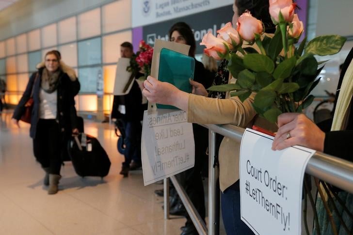 Le gouvernement fait appel de la suspension du decret de trump