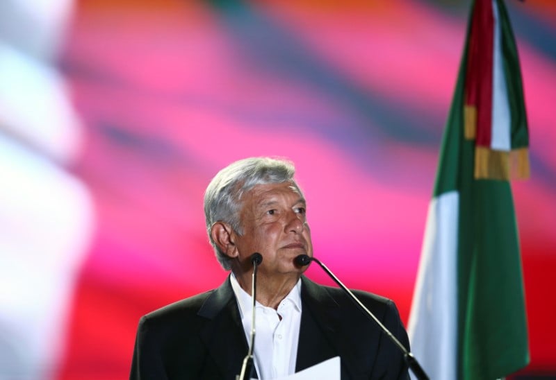 Le candidat de gauche favori de la presidentielle au mexique