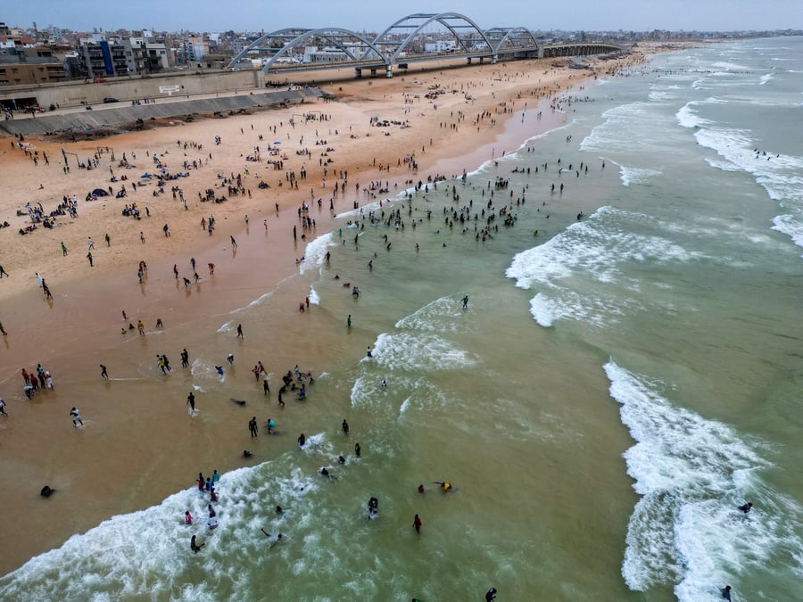 La cote senegalaise, a dakar