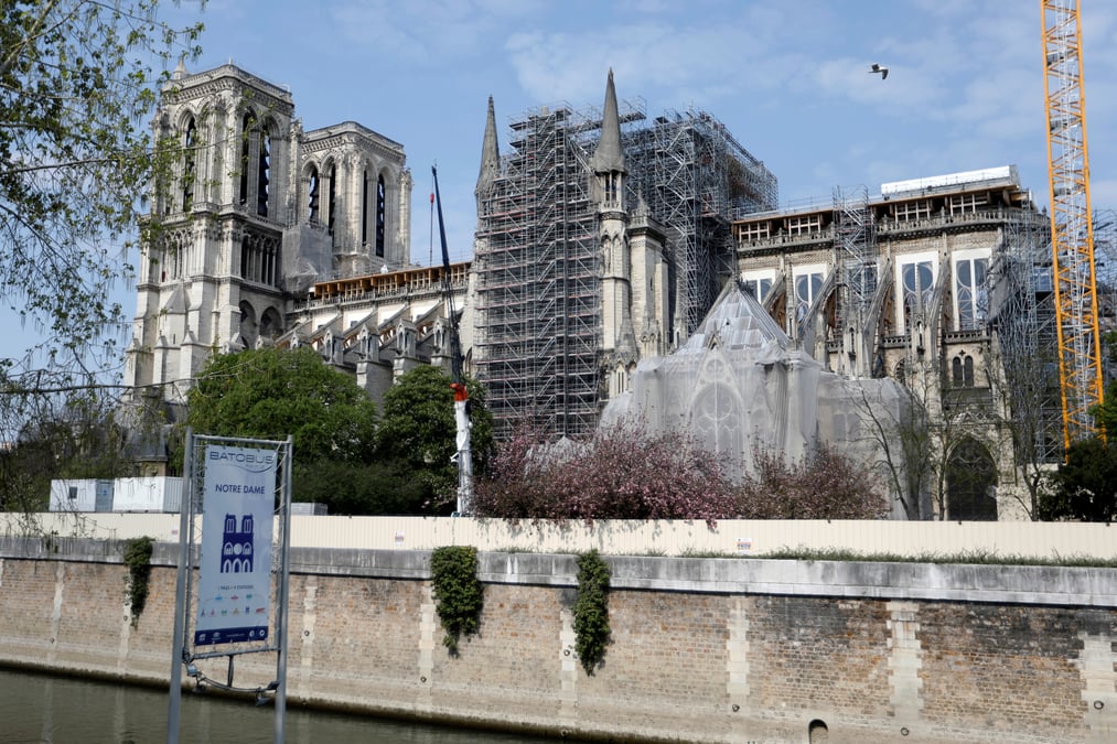 Les travaux a notre-dame de paris reprendront la semaine prochaine